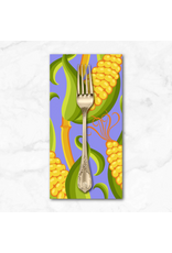 PD's Jane Sassaman Collection Vegetable Patch, Corn in Blue, Dinner Napkin