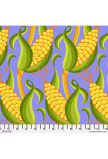 PD's Jane Sassaman Collection Vegetable Patch, Corn in Blue, Dinner Napkin