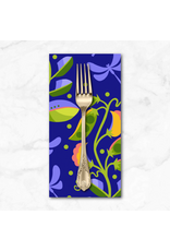 PD's Jane Sassaman Collection Vegetable Patch, Pea in Blue, Dinner Napkin