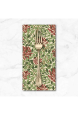 PD's William Morris Collection Morris & Co, Suffolk Holiday, Small Honeysuckle in Madder Leaf, Dinner Napkin