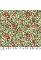 PD's William Morris Collection Morris & Co, Suffolk Holiday, Small Honeysuckle in Madder Leaf, Dinner Napkin