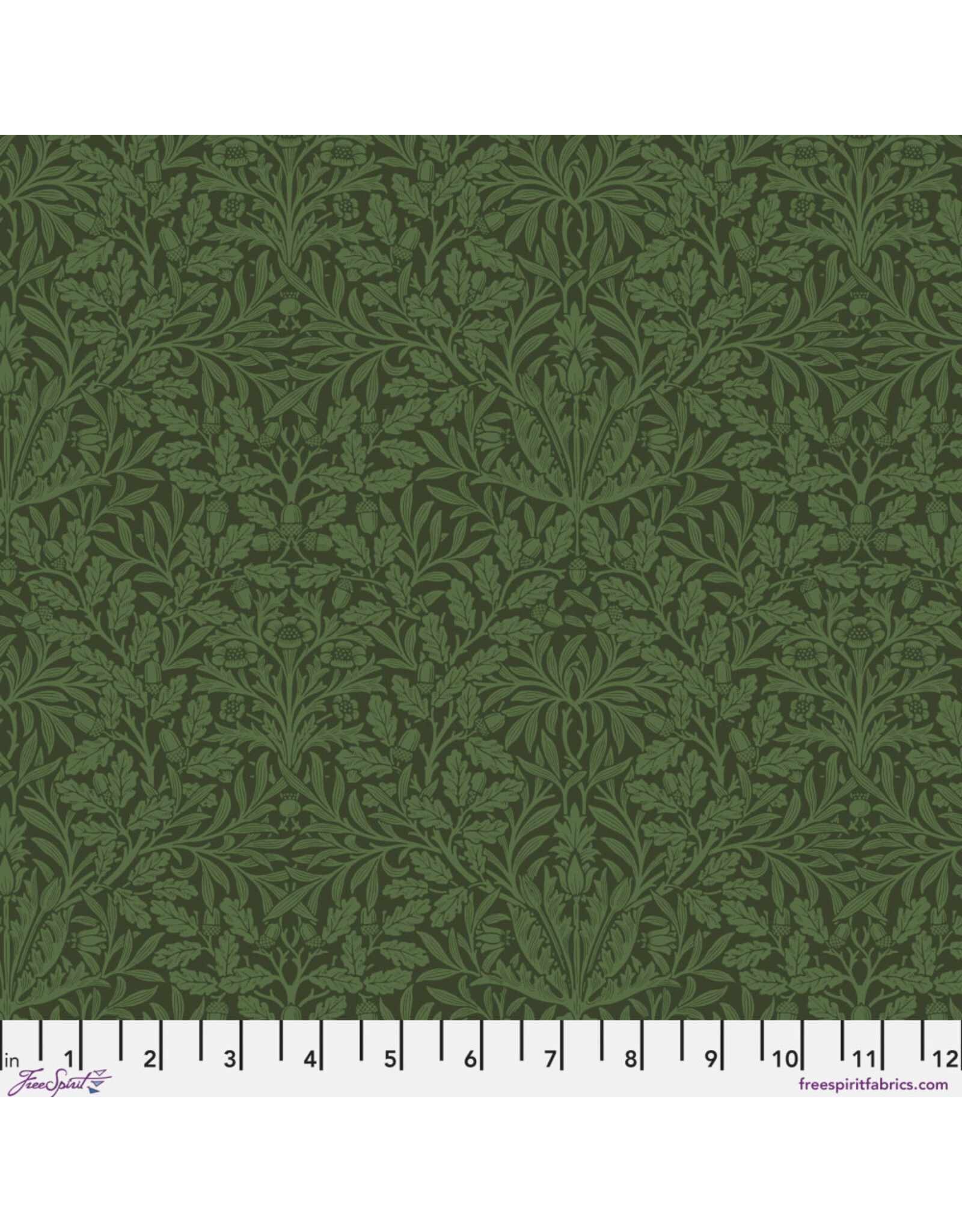 PD's William Morris Collection Morris & Co, Suffolk Holiday, Pure Acorn in Olive, Dinner Napkin