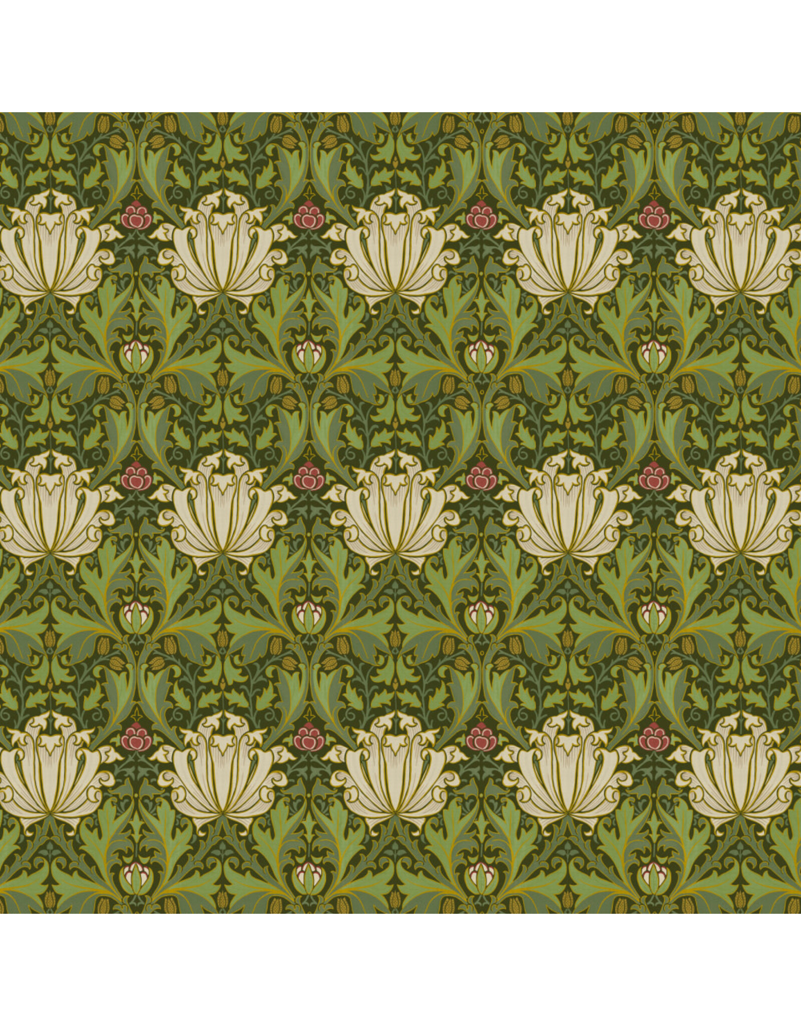 William Morris & Co. Morris & Co, Suffolk Holiday, Helena in Herball, Fabric Half-Yards