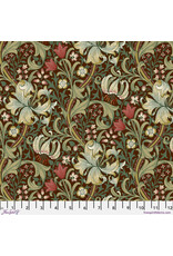 PD's William Morris Collection Morris & Co, Suffolk Holiday, Golden Lily in Ruby, Dinner Napkin