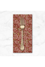 PD's William Morris Collection Morris & Co, Suffolk Holiday, Bramble in Scarlett, Dinner Napkin
