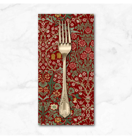PD's William Morris Collection Morris & Co, Suffolk Holiday, Blackthorn in Thorned Rose, Dinner Napkin