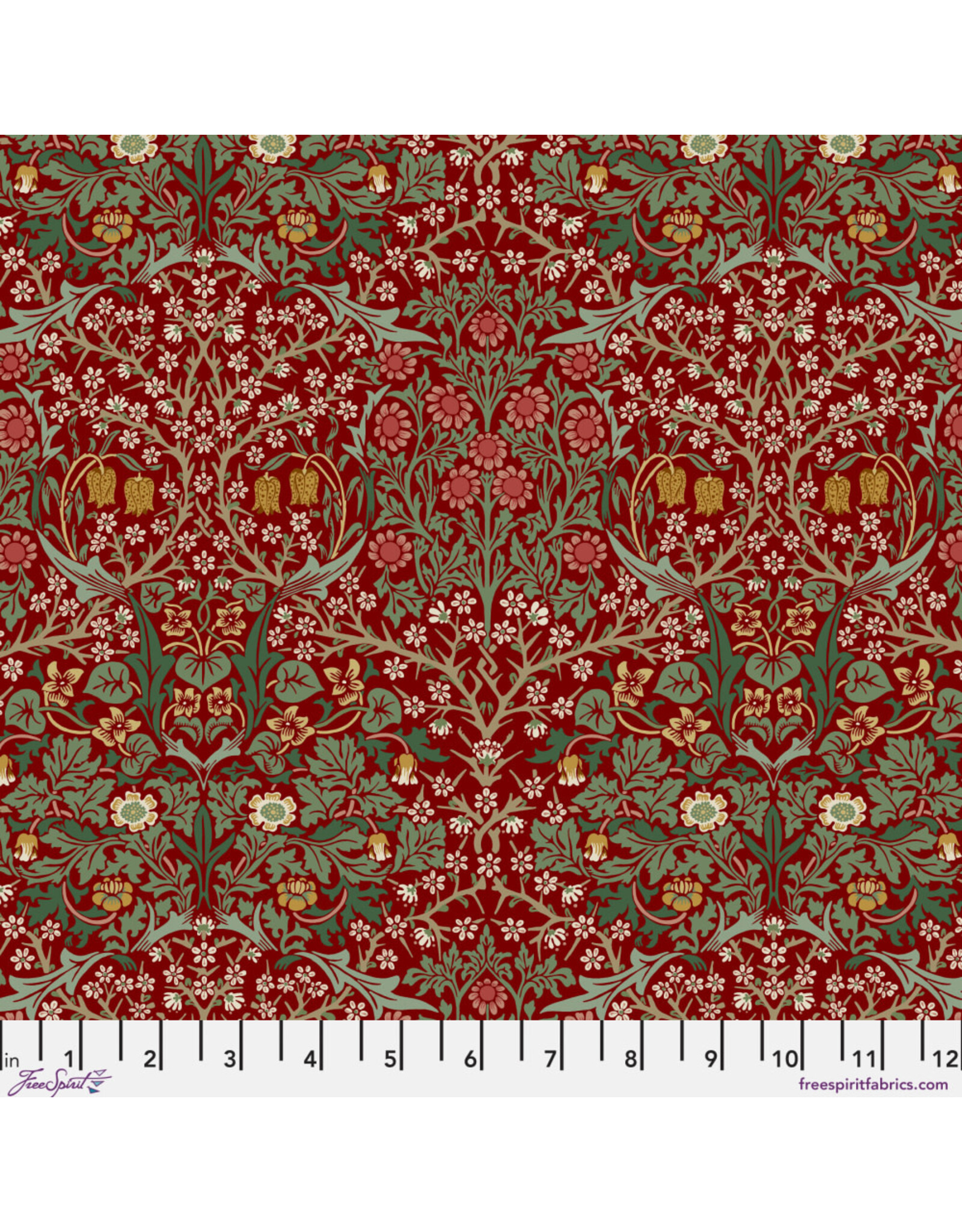 PD's William Morris Collection Morris & Co, Suffolk Holiday, Blackthorn in Thorned Rose, Dinner Napkin