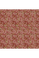 William Morris & Co. Morris & Co, Suffolk Holiday, Bramble in Scarlett, Fabric Half-Yards