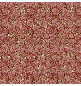 William Morris & Co. Morris & Co, Suffolk Holiday, Bramble in Scarlett, Fabric Half-Yards