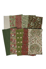 William Morris & Co. Morris & Co, Suffolk Holiday, Fat Quarter Bundle - 10 pc. full collection