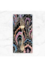 PD's Kaffe Fassett Collection Kaffe Collective, Marble Scallops in Black, Dinner Napkin