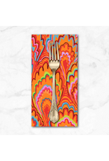 PD's Kaffe Fassett Collection Kaffe Collective, Marble Scallops in Red, Dinner Napkin