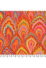 PD's Kaffe Fassett Collection Kaffe Collective, Marble Scallops in Red, Dinner Napkin