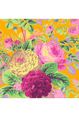 Kaffe Fassett Collective Kaffe Collective, Gradi Floral in Gold, Fabric Half-Yards