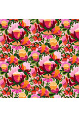 Free Spirit Paradise Blooms, Rococo Garden in Blush, Fabric Half-Yards