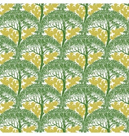 William Morris & Co. Morris & Co, Bedford Park, Small The Savric in Sunshine, Fabric Half-Yards
