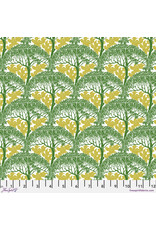 William Morris & Co. Morris & Co, Bedford Park, Small The Savric in Sunshine, Fabric Half-Yards
