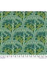 William Morris & Co. Morris & Co, Bedford Park, The Savric in Forest, Fabric Half-Yards