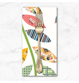 PD's Windham Collection Made Easy, Leafy Vine Cheater in Ivory, Dinner Napkin