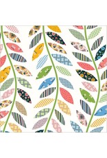 Denyse Schmidt Made Easy, Leafy Vine Cheater in Ivory, Fabric Half-Yards