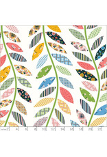Denyse Schmidt Made Easy, Leafy Vine Cheater in Ivory, Fabric Half-Yards