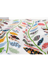 Denyse Schmidt Made Easy, Leafy Vine Cheater in Ivory, Fabric Half-Yards