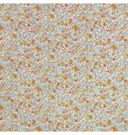 Sevenberry Cheerful, Rose Floral in Blush, Fabric Half-Yards