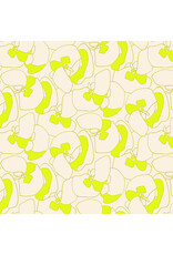 Carolyn Friedlander Memento, Seagrapes in Neon Yellow, Fabric Half-Yards