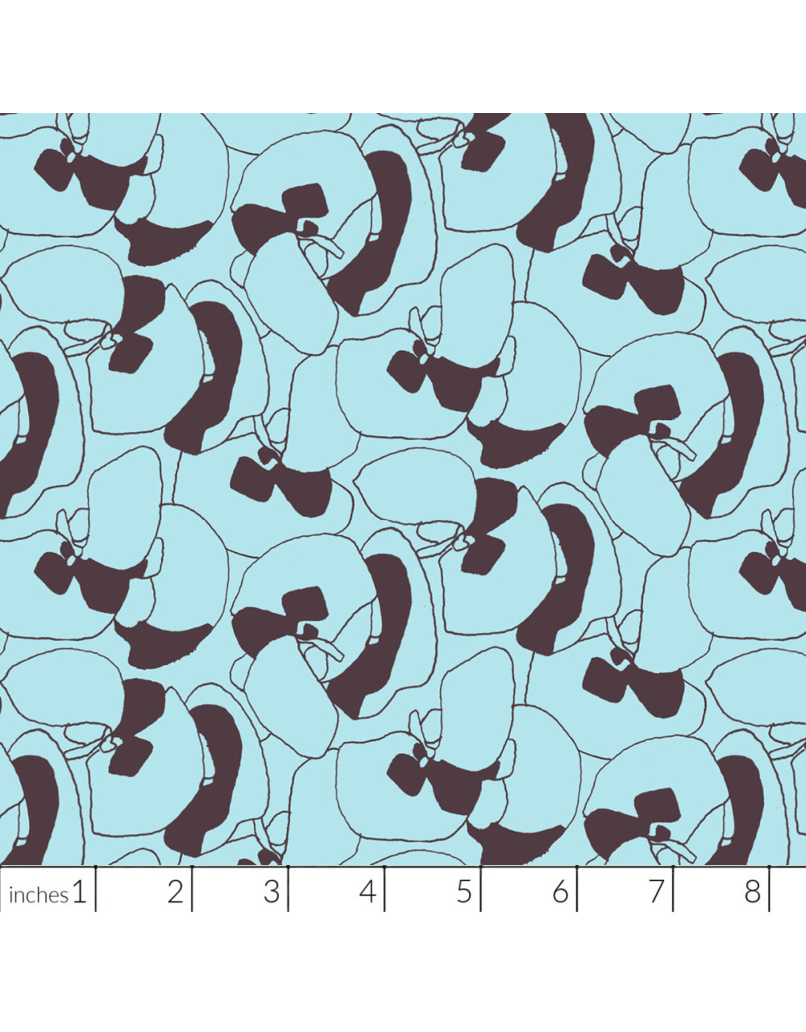 Carolyn Friedlander Memento, Seagrapes in Polar, Fabric Half-Yards