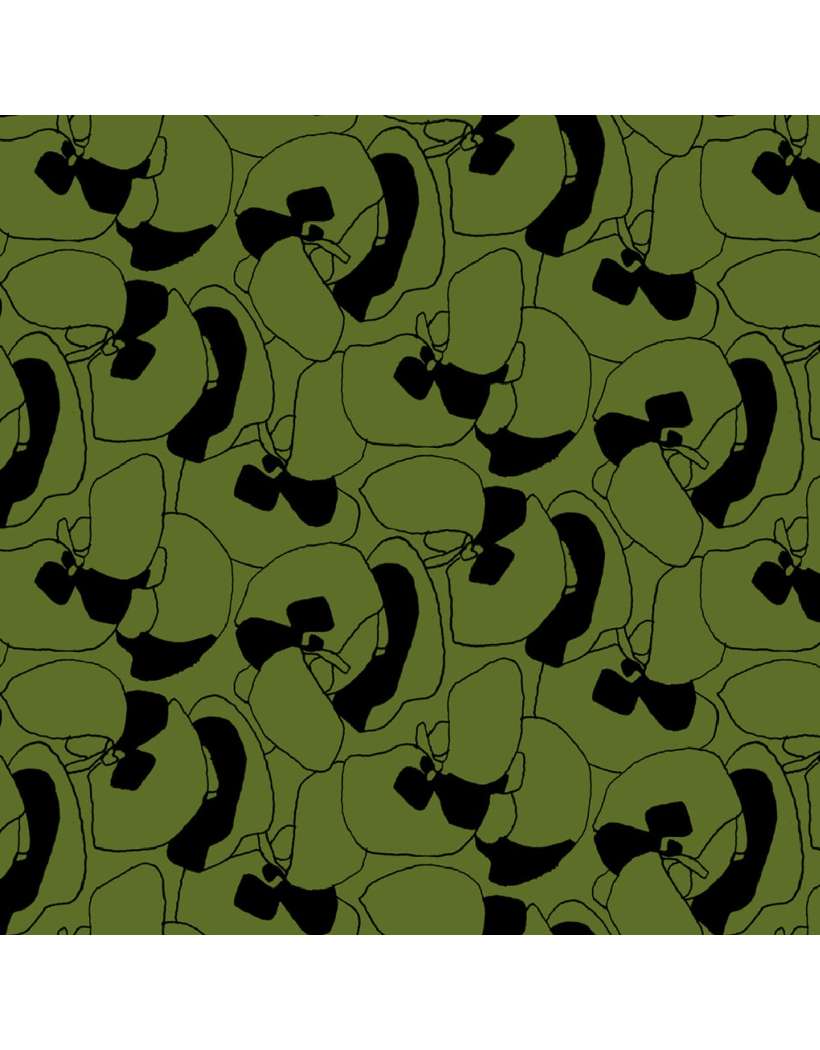 Carolyn Friedlander Memento, Seagrapes in Sarah Green, Fabric Half-Yards