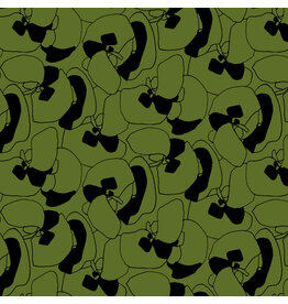 Carolyn Friedlander Memento, Seagrapes in Sarah Green, Fabric Half-Yards