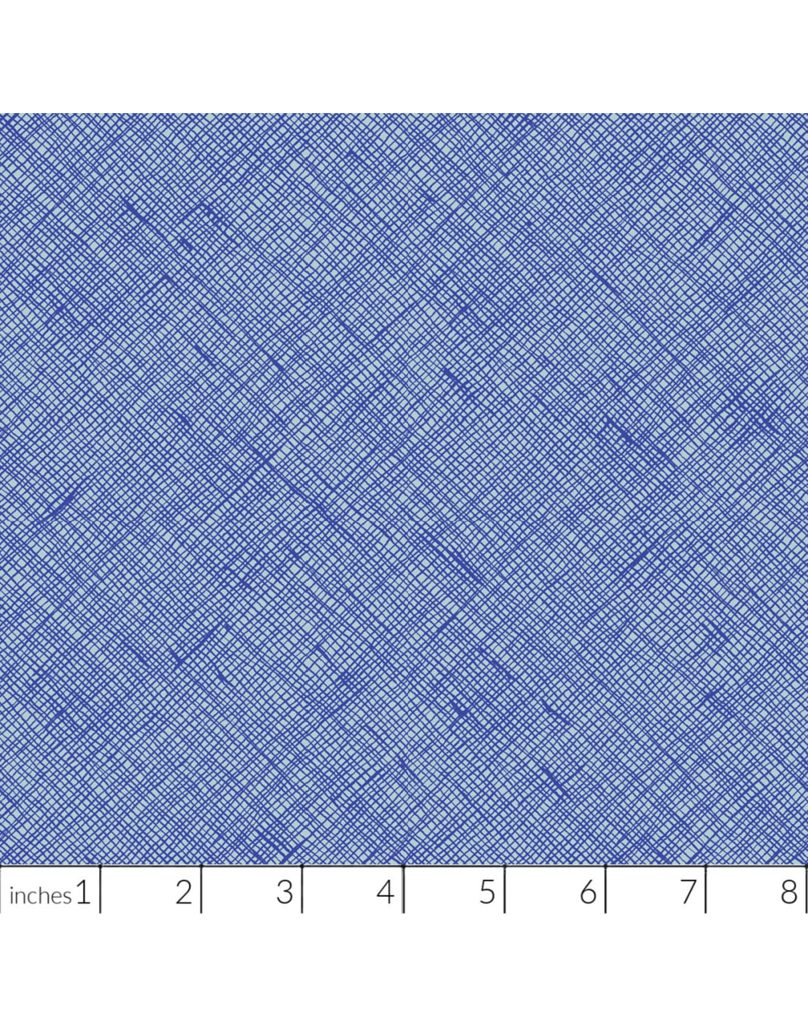 PD's Carolyn Friedlander Collection Memento, Crosshatch in Lapis, Dinner Napkin
