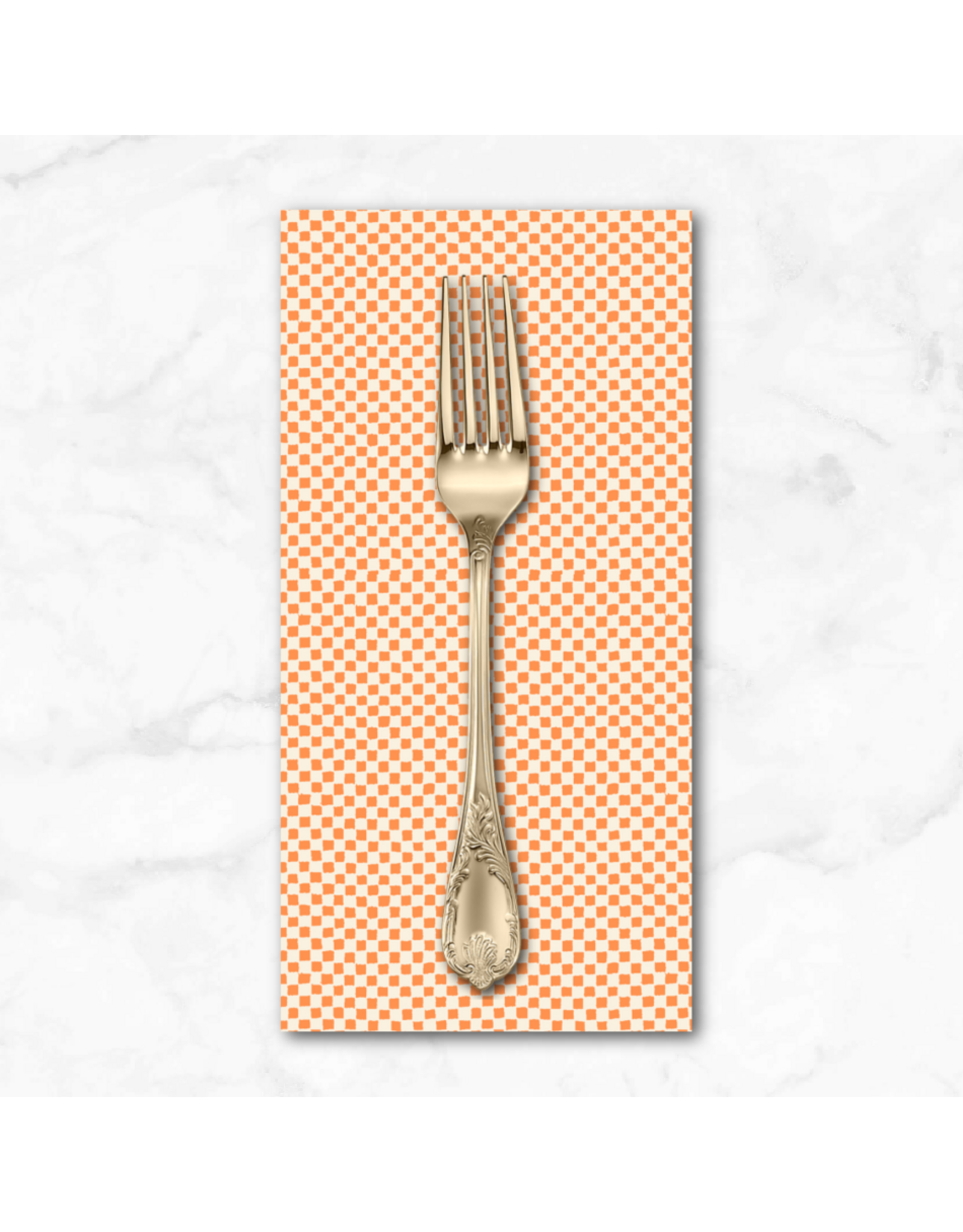 PD's Carolyn Friedlander Collection Memento, Tracks in Pumpkin, Dinner Napkin