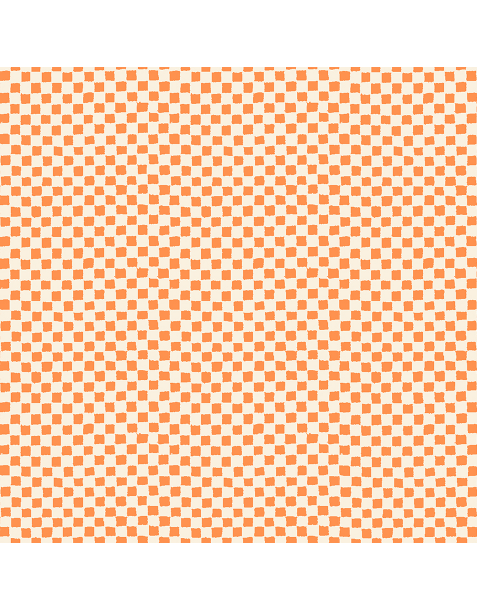 Carolyn Friedlander Memento, Tracks in Pumpkin, Fabric Half-Yards