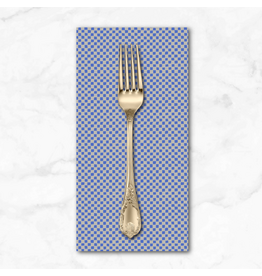 PD's Carolyn Friedlander Collection Memento, Tracks in Royal Blue, Dinner Napkin