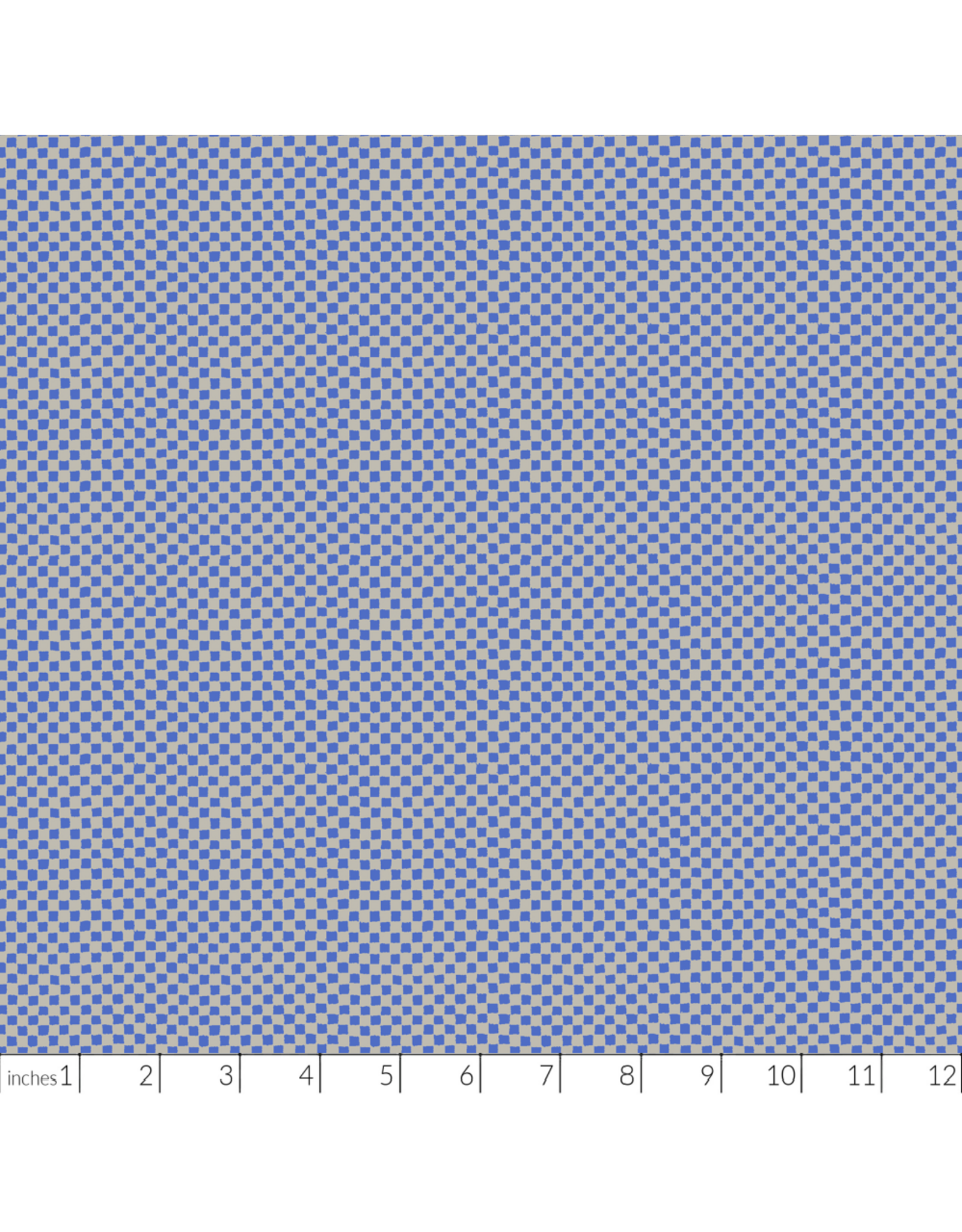 PD's Carolyn Friedlander Collection Memento, Tracks in Royal Blue, Dinner Napkin