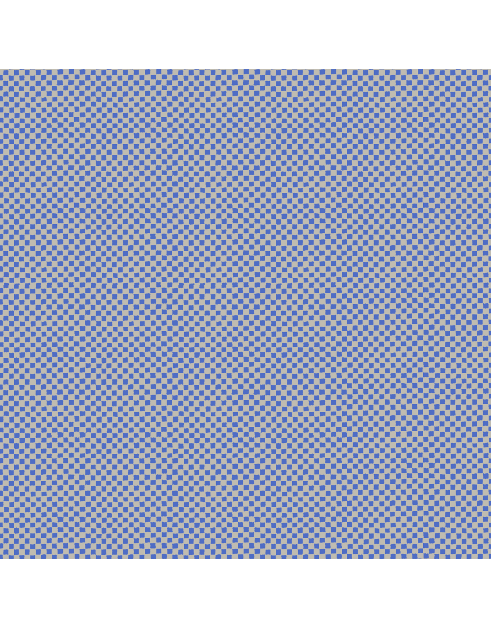 Carolyn Friedlander Memento, Tracks in Royal Blue, Fabric Half-Yards