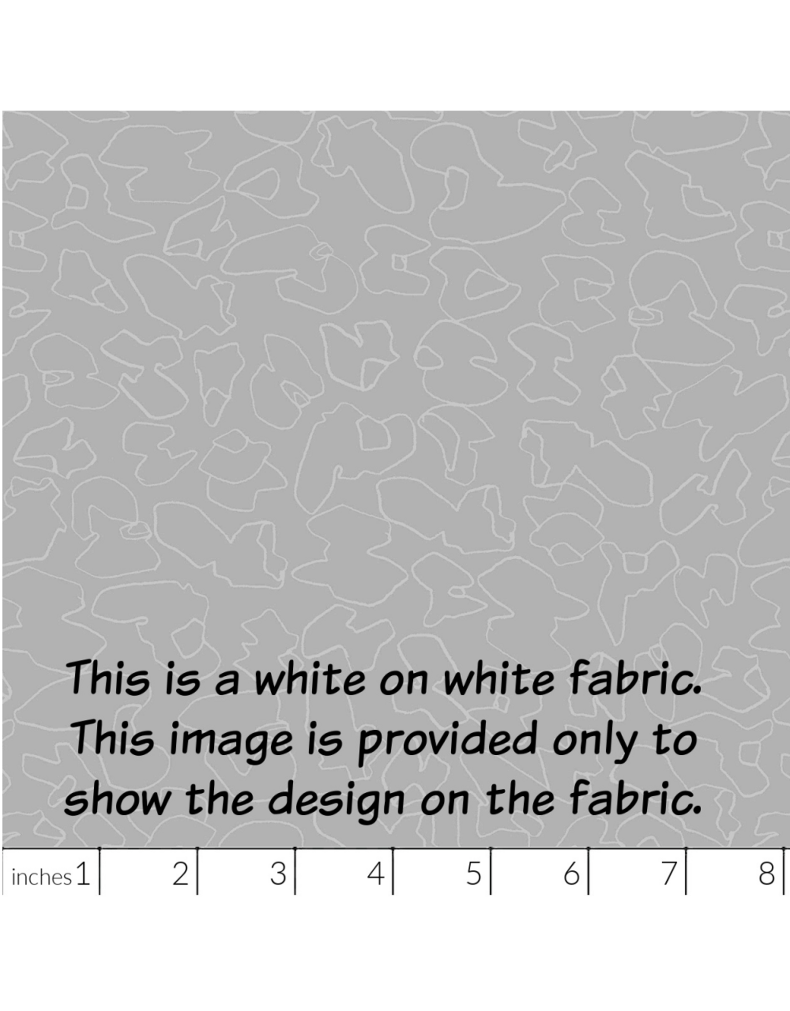 Carolyn Friedlander Memento, Walnuts in (White on White) Cream Soda, Fabric Half-Yards