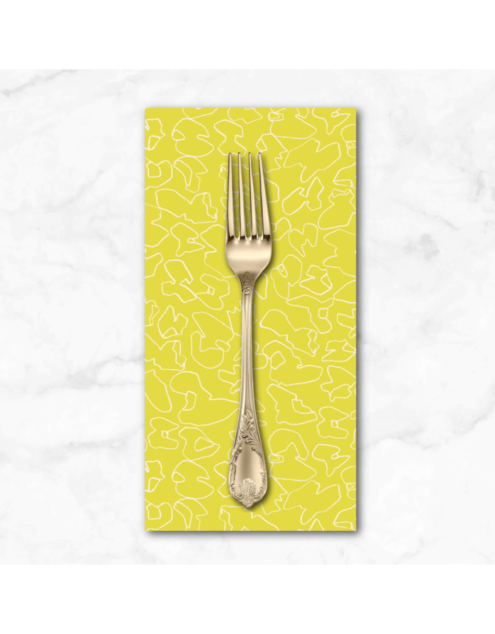 PD's Carolyn Friedlander Collection Memento, Walnuts in Citron, Dinner Napkin
