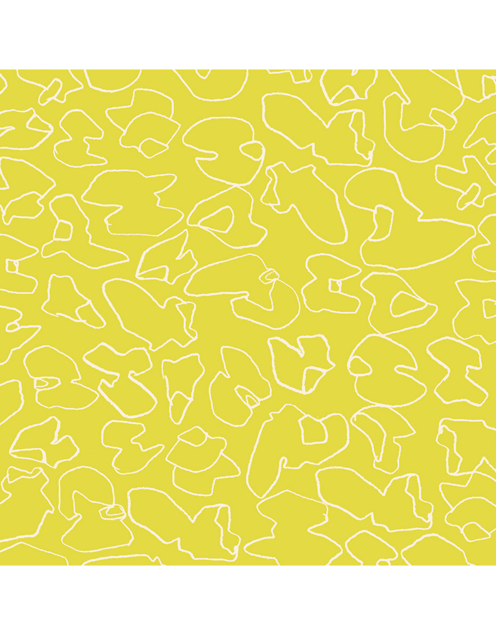 Carolyn Friedlander Memento, Walnuts in Citron, Fabric Half-Yards