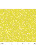 Carolyn Friedlander Memento, Walnuts in Citron, Fabric Half-Yards