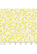 Carolyn Friedlander Memento, Grit in Citron, Fabric Half-Yards