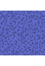 Carolyn Friedlander Memento, Grit in Lapis, Fabric Half-Yards
