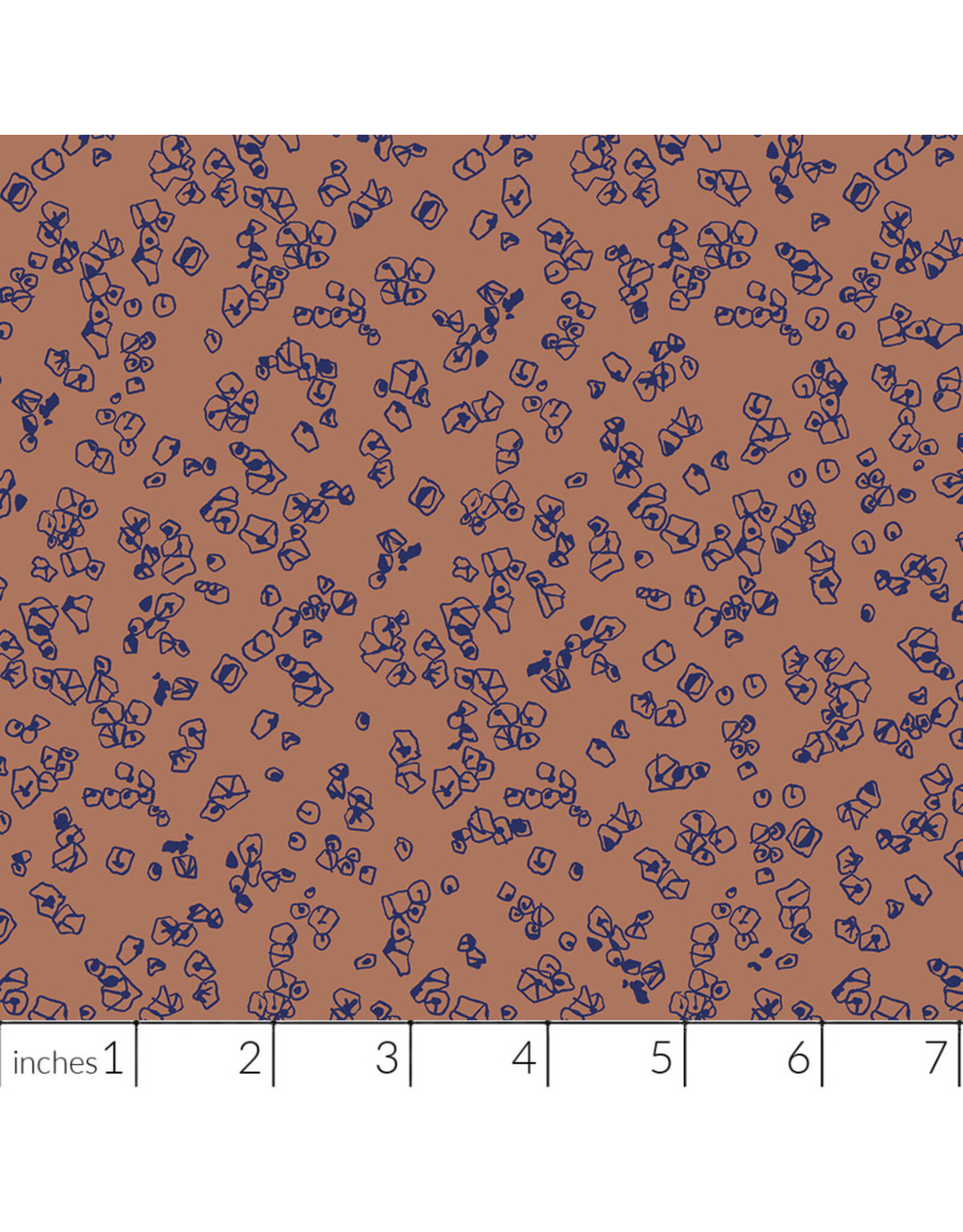 Carolyn Friedlander Memento, Grit in Smores, Fabric Half-Yards