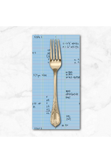 PD's Carolyn Friedlander Collection Memento, Ledger in Water Blue, Dinner Napkin