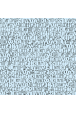 Carolyn Friedlander Memento, Alphabet in Ethereal, Fabric Half-Yards