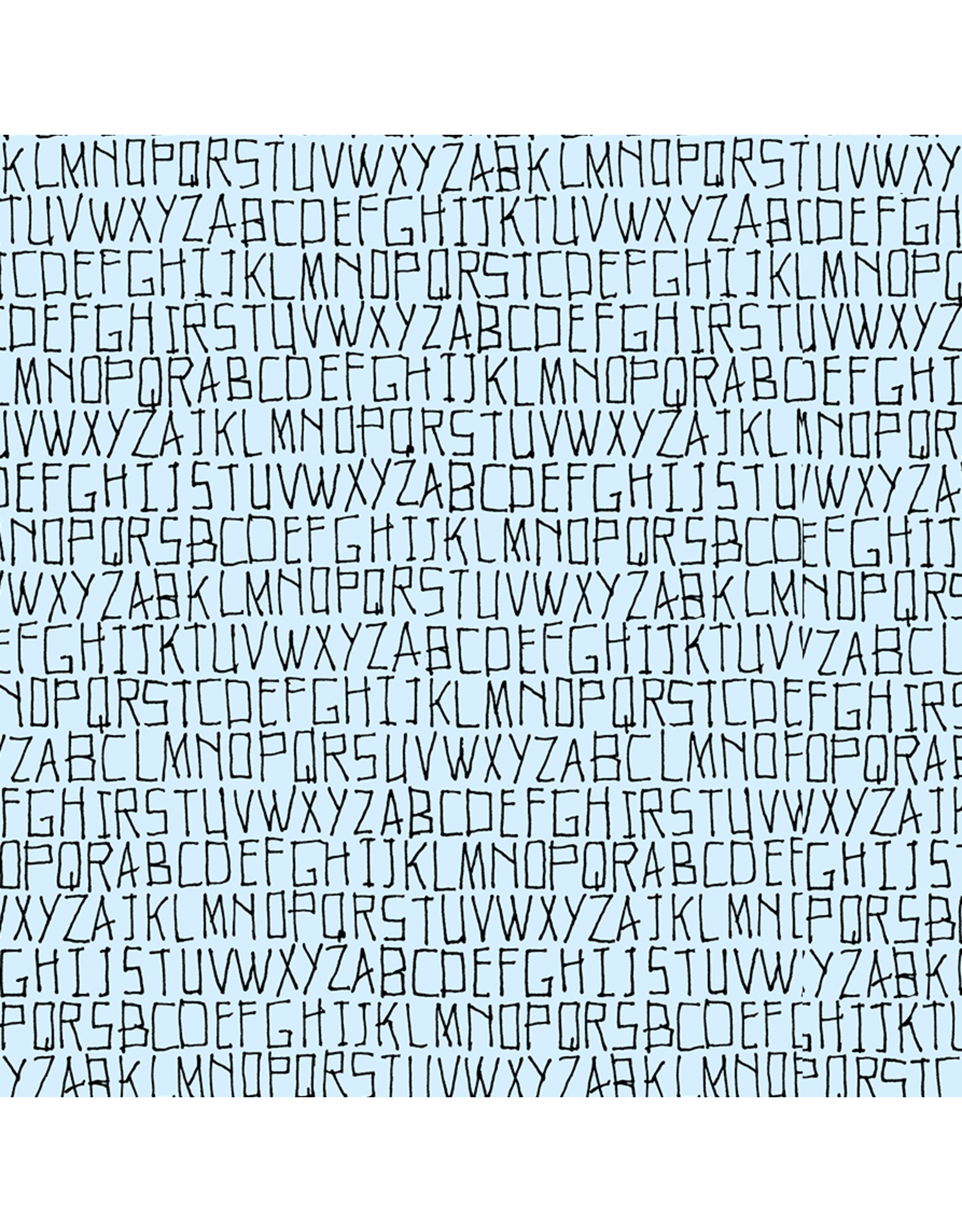 Carolyn Friedlander Memento, Alphabet in Ethereal, Fabric Half-Yards