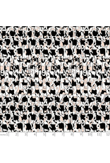 Carolyn Friedlander Memento, Explore in Black, Fabric Half-Yards