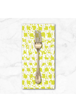 PD's Carolyn Friedlander Collection Memento, Explore in Citron, Dinner Napkin