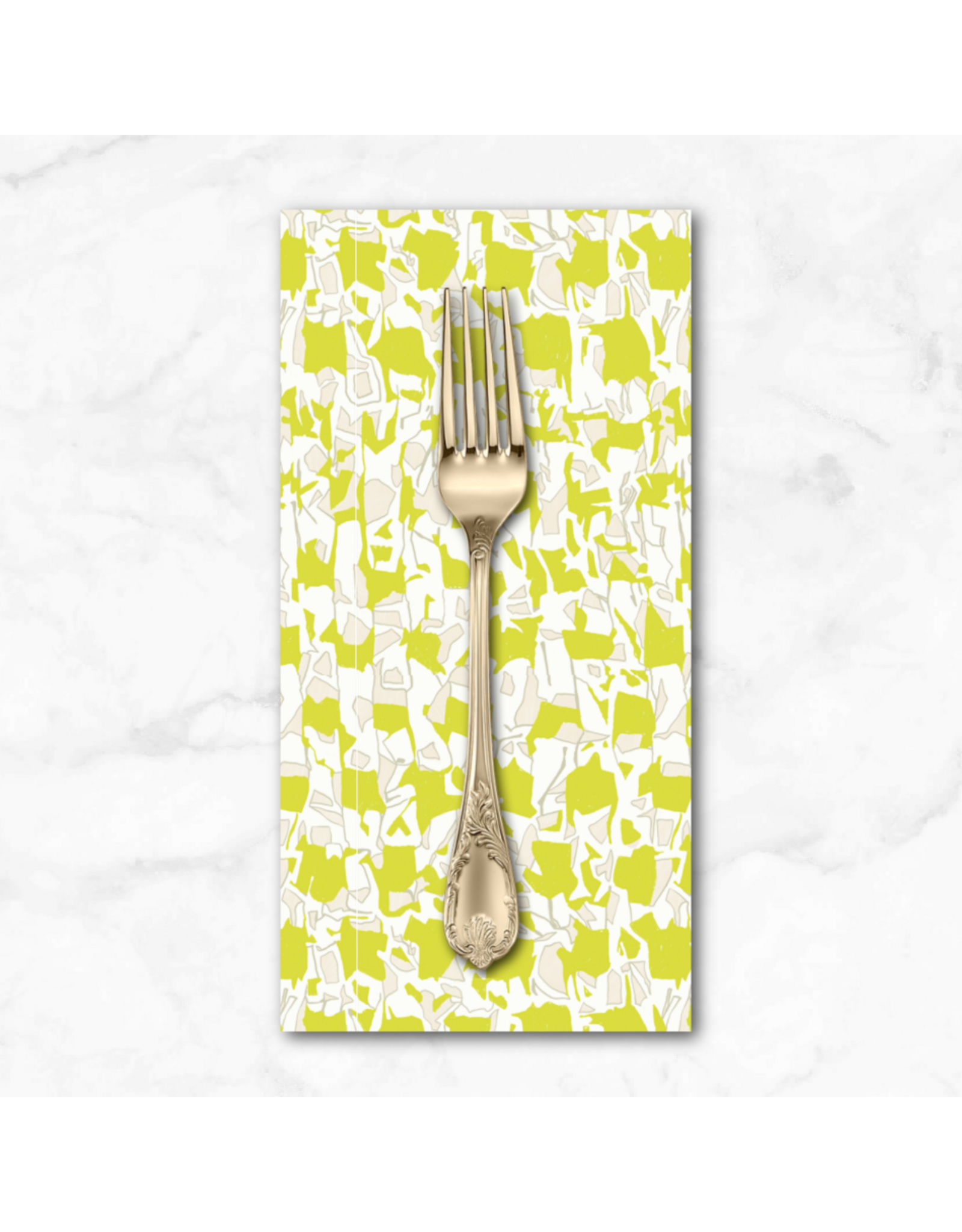 PD's Carolyn Friedlander Collection Memento, Explore in Citron, Dinner Napkin